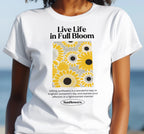 Full Bloom Sunflower Unisex T-Shirt